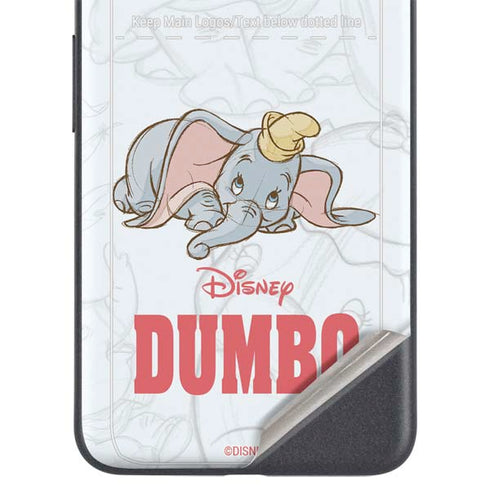 Disney Dumbo Classic sketched portrait Google Pixel 4a 5G Skin